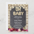Search for music baby shower invitations Vintage