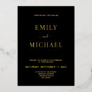Search for real gold foil wedding invitations Elegant