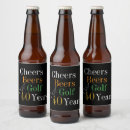 Search for cheers beers to 40 years Black and gold