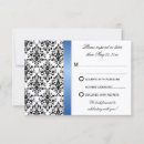 Search for royal blue and black wedding invitations Rsvp