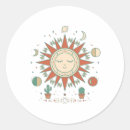Search for celestial sun and moon stickers Boho