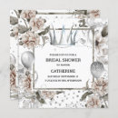 Search for crown bridal shower invitations Glitter