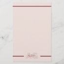 Search for ecru stationery paper Monogrammed