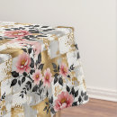 Search for pink and gold tablecloths Floral