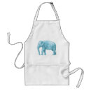 Search for blue elephant aprons Watercolor