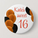 Search for black orange badges Birthday