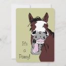 Search for cartoon horse invitations Animal