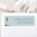 Search for coastal lighthouse return address labels Watercolor
