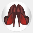 Search for high heels stickers Red