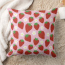 Search for cute strawberry cushions Fruit pattern
