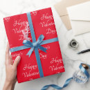 Search for happy valentines day wrapping paper Red and white