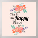 Search for happy quote posters Floral