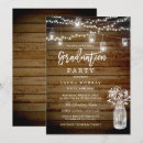 Search for string lights graduation invitations Wood