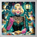 Search for crazy cat lady posters Vintage
