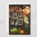 Search for frightening invitations Haunted house