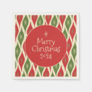 Search for mid century modern christmas napkins Retro
