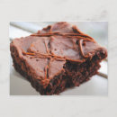 Search for chocolate brownies postcards Food
