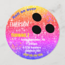 Search for bowling party invitations Glow