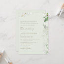 Search for watercolor foliage wedding invitations Greenery
