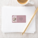 Search for magnolia blossoms return address labels Modern