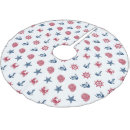Search for red white and blue tree skirts Nautical