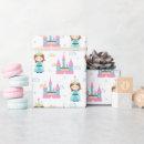 Search for baby girl 1st birthday wrapping paper Princess