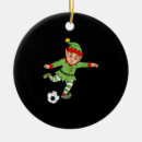 Search for soccer christmas tree decorations Santa