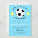 Search for soccer party invitations Black
