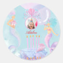 Search for little mermaid birthday stickers Purple