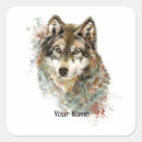 Search for watercolor wolf stickers Wolves