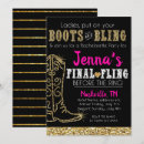 Search for boots and bling invitations Cowgirl