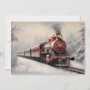 Search for train christmas cards Vintage