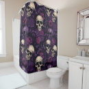 Search for dark gothic shower curtains Black