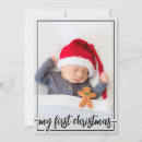 Search for my first christmas cards New baby