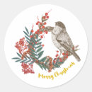 Search for merry christmas wreath stickers Classic