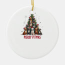 Search for pitbull christmas tree decorations Funny