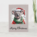 Search for australia koala christmas cards Animal