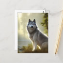 Search for wolf portrait postcards Wildlife