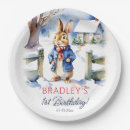 Search for bunny birthday plates Peter rabbit
