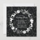 Search for square christmas invitations Black