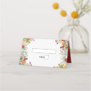 Search for floral wedding place cards Garden