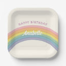 Search for pastel rainbow plates Magical