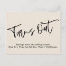 Search for humour save the date postcards Simple