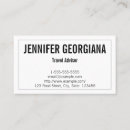 Search for travel business cards Modern