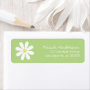 Search for daisy flowers return address labels Birthday
