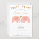 Search for elephant twins baby shower invitations Elephants