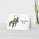 Search for carousel birthday cards Ride