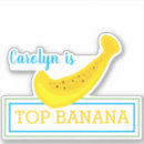 Search for cartoon banana stickers Yellow
