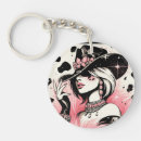 Search for cowhide key rings Western