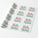 Search for buon natale wrapping paper Red and green